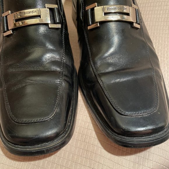 Pierre Cardin men black shoes size 8.5 main image 9
